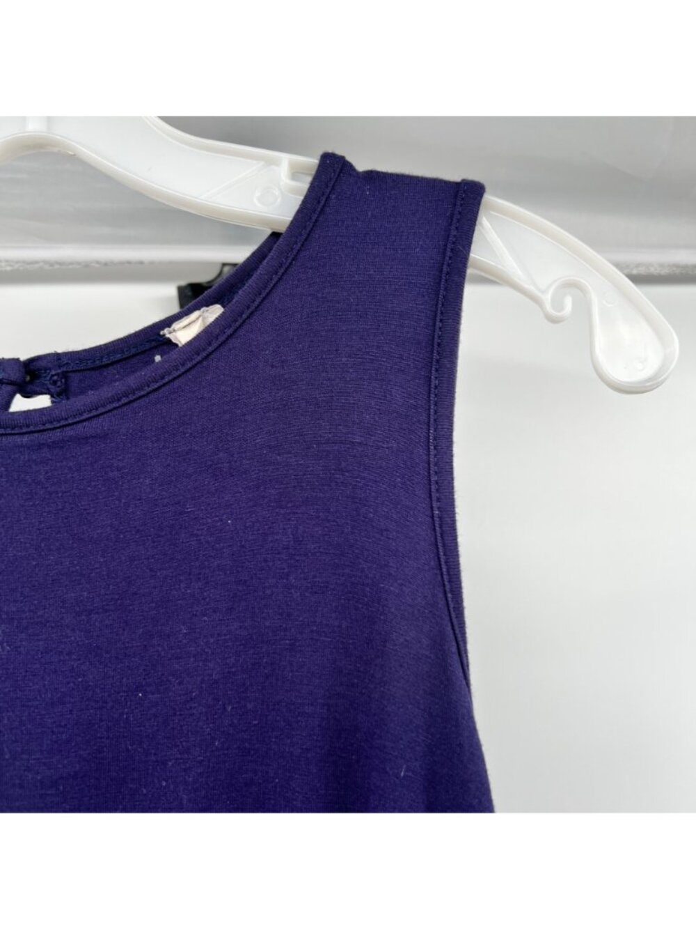 Beeson River Womens Wide Leg Jumpsuit Purple Sleeveless Size Small Pockets - Picture 4 of 9